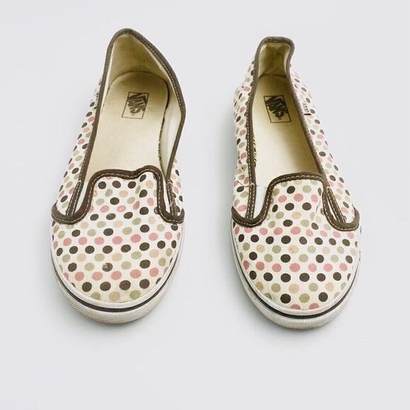 VANS Polka Dot shoes. Size 8 1/2 - Picture 1 of 7
